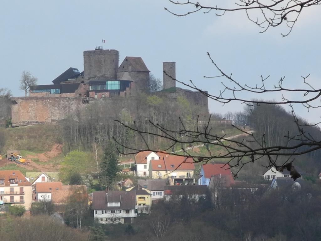 Au Pied Du Chateau Lichtenberg Ruang foto
